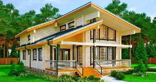 Проекты домов из бруса Иркутск цена от 19684 руб.