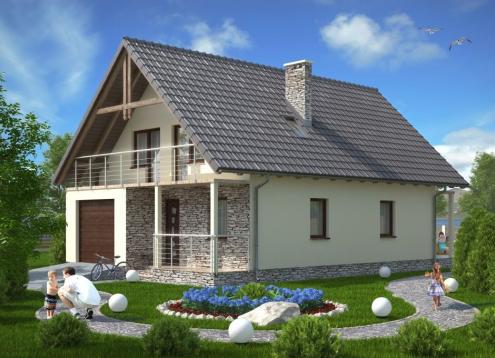 № 1007 Купить Проект дома Розтока. Закажите готовый проект № 1007 в Иркутске, цена 43452 руб.