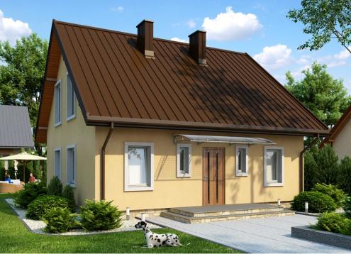 № 1069 Купить Проект дома Жарновец. Закажите готовый проект № 1069 в Иркутске, цена 34236 руб.