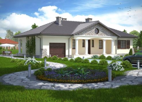 № 1073 Купить Проект дома Лидвинов. Закажите готовый проект № 1073 в Иркутске, цена 47016 руб.