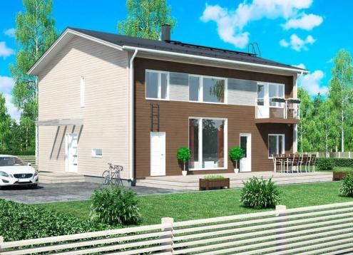 № 1125 Купить Проект дома Водпекер 165-197 Е 3. Закажите готовый проект № 1125 в Иркутске, цена 59400 руб.