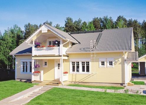 № 1181 Купить Проект дома Котикартано 111-165. Закажите готовый проект № 1181 в Иркутске, цена 39960 руб.