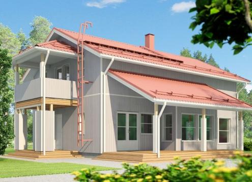 № 1217 Купить Проект дома Ратихера 162. Закажите готовый проект № 1217 в Иркутске, цена 58320 руб.