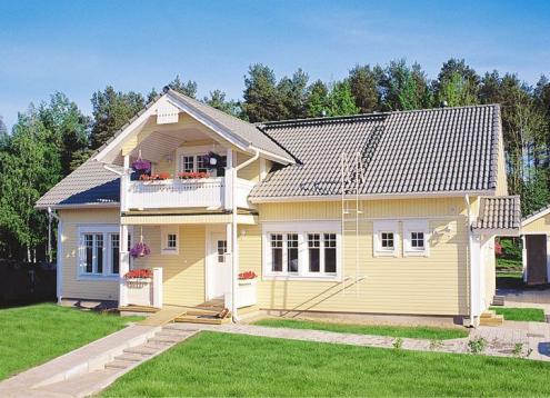 № 1226 Купить Проект дома Котикартано 165 (111). Закажите готовый проект № 1226 в Иркутске, цена 59400 руб.