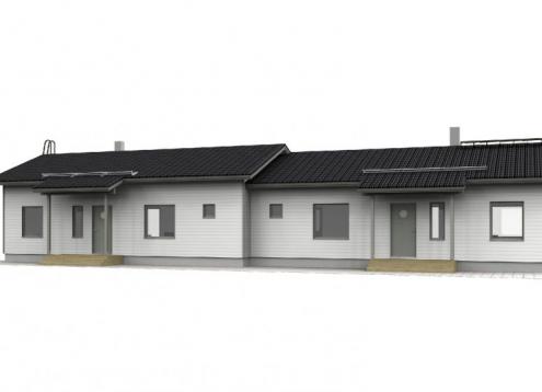 № 1227 Купить Проект дома ПТ 83-83. Закажите готовый проект № 1227 в Иркутске, цена 59760 руб.