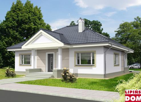 № 1307 Купить Проект дома Люси 4. Закажите готовый проект № 1307 в Иркутске, цена 35640 руб.