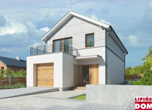 № 1333 Купить Проект дома Брунико 2. Закажите готовый проект № 1333 в Иркутске, цена 39046 руб.