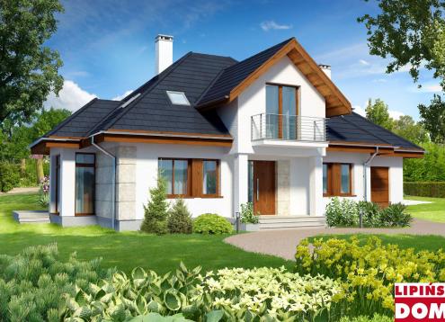 № 1359 Купить Проект дома Дижонский 2. Закажите готовый проект № 1359 в Иркутске, цена 56844 руб.