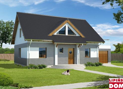 № 1364 Купить Проект дома Липинси Пассивный дом 1. Закажите готовый проект № 1364 в Иркутске, цена 46451 руб.