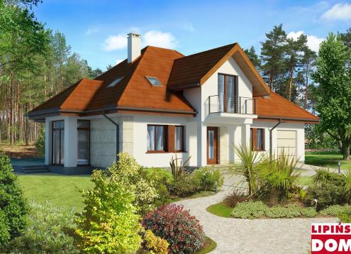 № 1374 Купить Проект дома Дижонский 3. Закажите готовый проект № 1374 в Иркутске, цена 56948 руб.