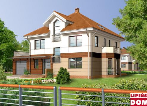 № 1444 Купить Проект дома Севилья. Закажите готовый проект № 1444 в Иркутске, цена 54400 руб.