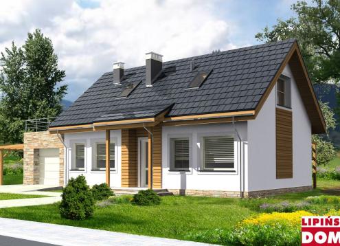№ 1535 Купить Проект дома Леон 2. Закажите готовый проект № 1535 в Иркутске, цена 37361 руб.