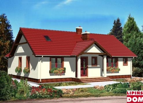 № 1548 Купить Проект дома Баден. Закажите готовый проект № 1548 в Иркутске, цена 41962 руб.