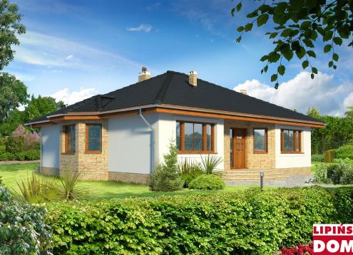 № 1551 Купить Проект дома Капри. Закажите готовый проект № 1551 в Иркутске, цена 39906 руб.