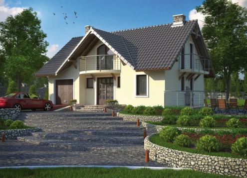 № 1571 Купить Проект дома Садогора. Закажите готовый проект № 1571 в Иркутске, цена 41796 руб.