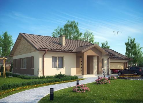 № 1582 Купить Проект дома Родостово Джи. Закажите готовый проект № 1582 в Иркутске, цена 57780 руб.