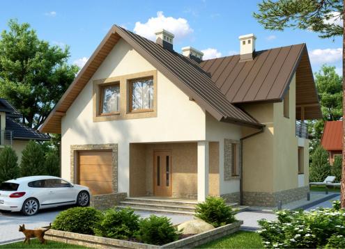№ 1596 Купить Проект дома Дирак. Закажите готовый проект № 1596 в Иркутске, цена 0 руб.
