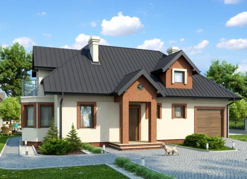 № 1600 Купить Проект дома Модел. Закажите готовый проект № 1600 в Иркутске, цена 51336 руб.