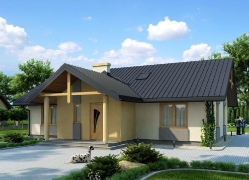 № 1605 Купить Проект дома Злоценец. Закажите готовый проект № 1605 в Иркутске, цена 41292 руб.