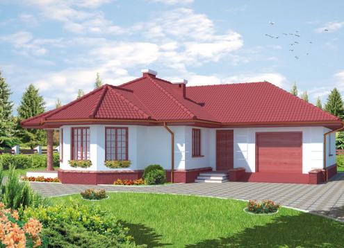 № 1615 Купить Проект дома Лбовь. Закажите готовый проект № 1615 в Иркутске, цена 55332 руб.