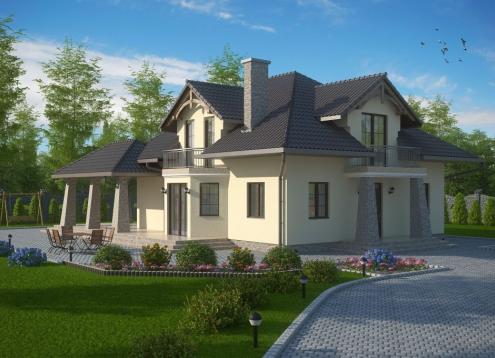 № 1617 Купить Проект дома Бабимост. Закажите готовый проект № 1617 в Иркутске, цена 62316 руб.