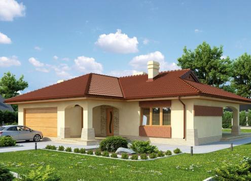 № 1618 Купить Проект дома Горсков 2. Закажите готовый проект № 1618 в Иркутске, цена 62388 руб.