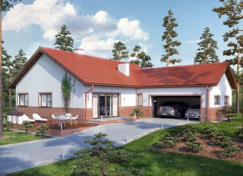 № 1631 Купить Проект дома Сосновика 2. Закажите готовый проект № 1631 в Иркутске, цена 56700 руб.