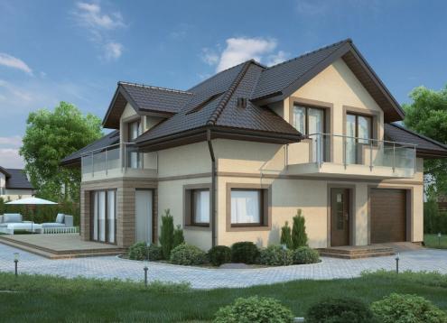 № 1653 Купить Проект дома Сирень 3. Закажите готовый проект № 1653 в Иркутске, цена 49075 руб.