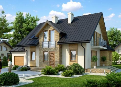 № 1657 Купить Проект дома Храброво Н. Закажите готовый проект № 1657 в Иркутске, цена 52812 руб.
