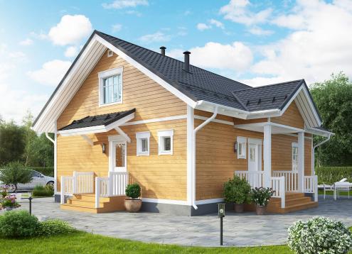 № 1671 Купить Проект дома Ателикоти 2-95Д. Закажите готовый проект № 1671 в Иркутске, цена 50040 руб.