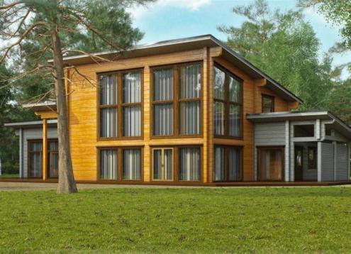 № 1730 Купить Проект дома ЕЛШ  - 261. Закажите готовый проект № 1730 в Иркутске, цена 73800 руб.